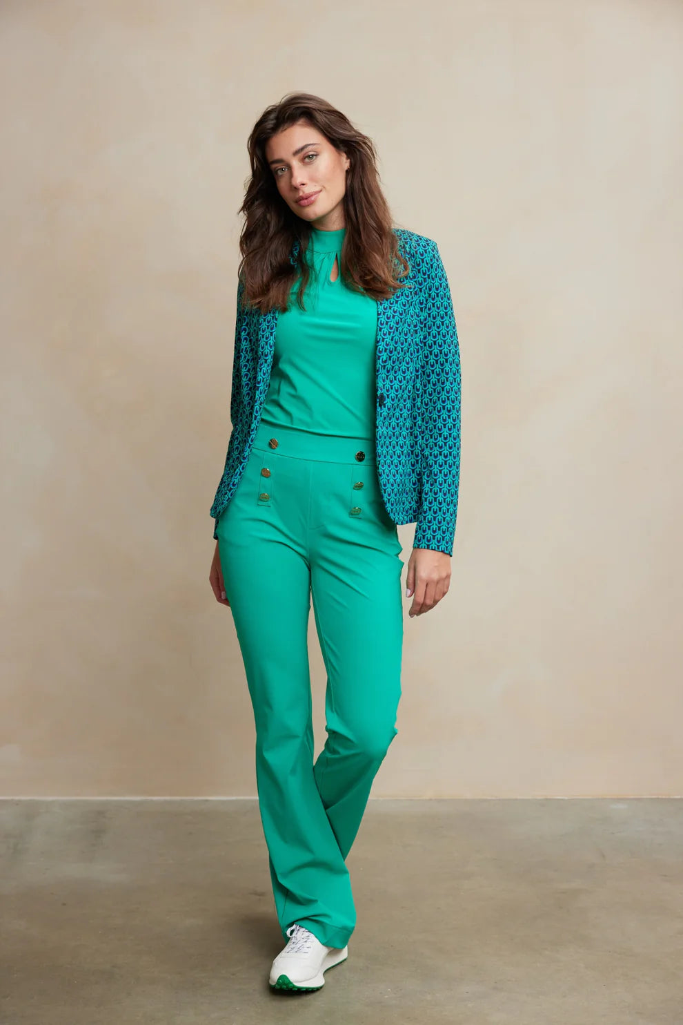 Aime Balance Nora Retro Green Blazer