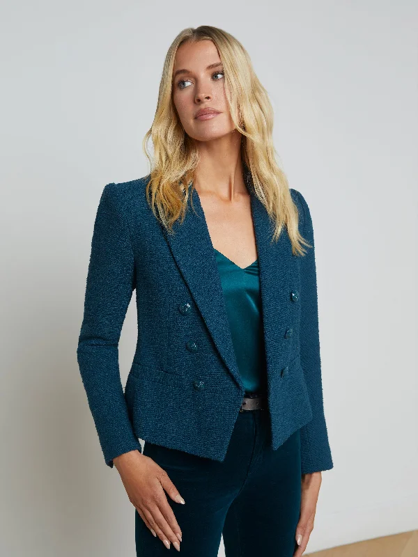 Brooke Open-Front Blazer