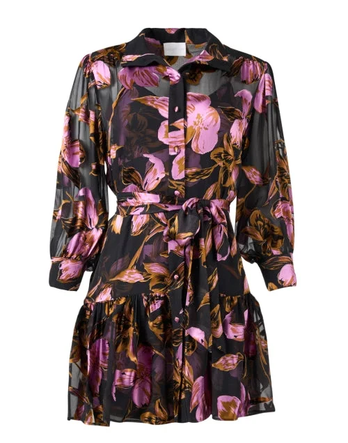 Emi Pink Floral Print Dress