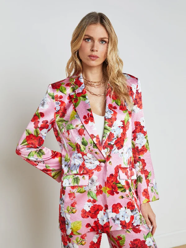 Gwyneth Floral Boyfriend Blazer