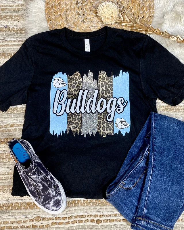 Bulldogs Stripe School Spirit Tee