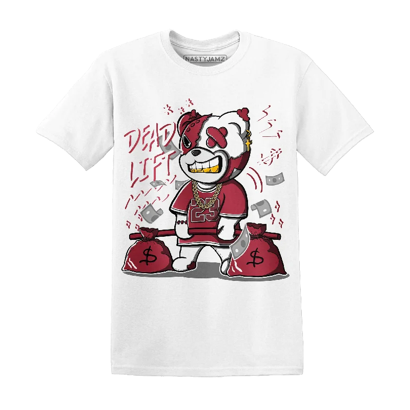 NastyJamz High 85 Metallic Burgundy 1s T Shirt Match BER 23 Deadlift