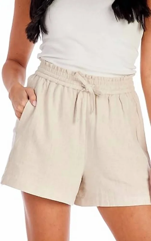 Lyra Shorts In Tan