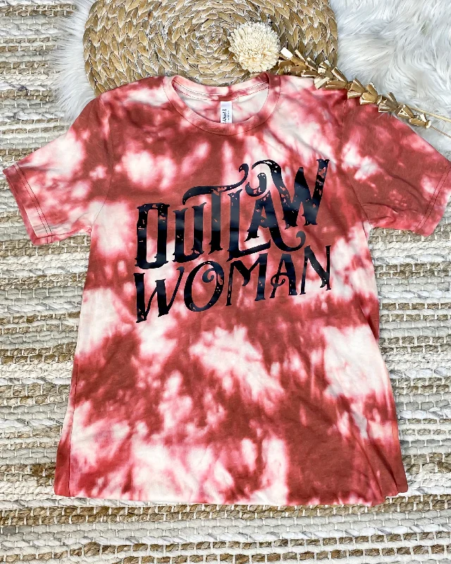 Outlaw Woman Tee In Rust