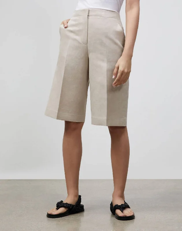 Ryerson Bermuda Short In Taupe