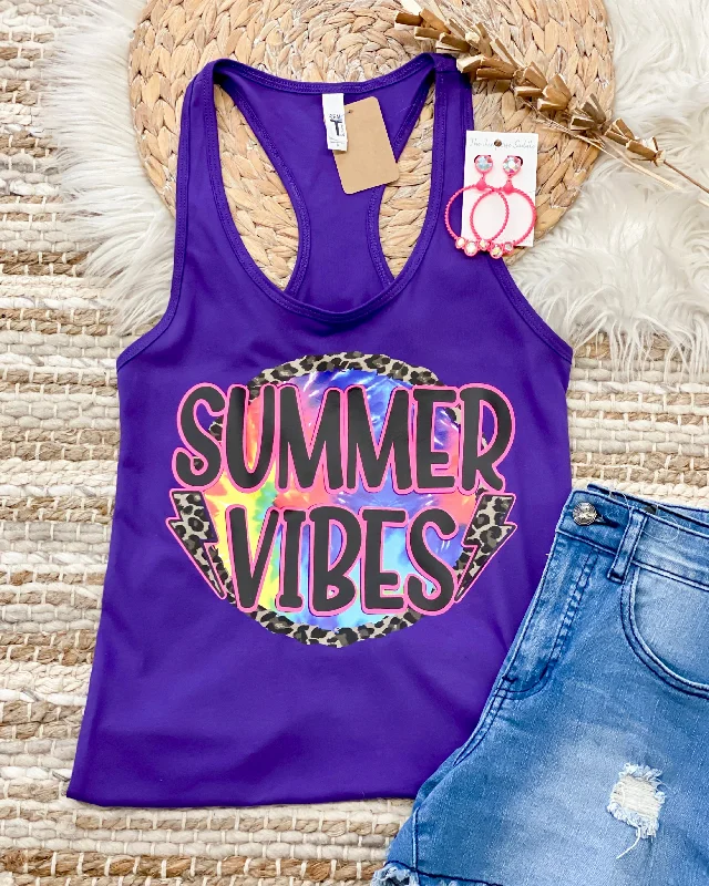 Summer Vibes Tank In Purple