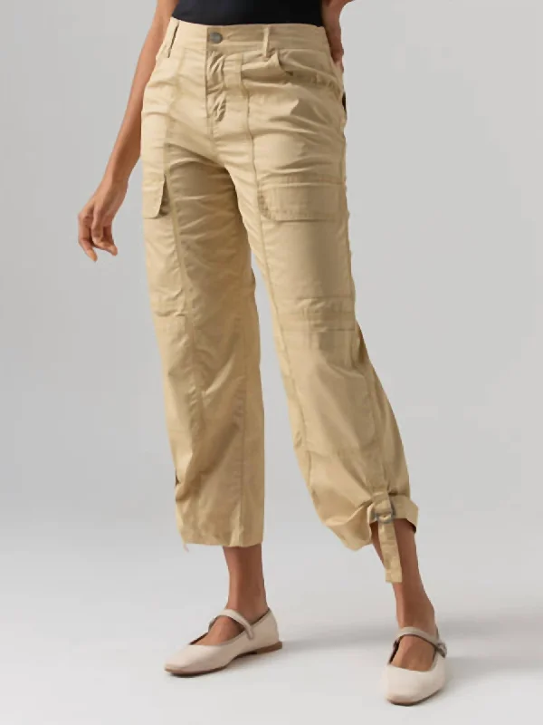 Cali Cargo Pants In True Khaki