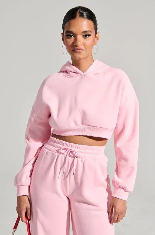 LOVER CROPPED HOODIE