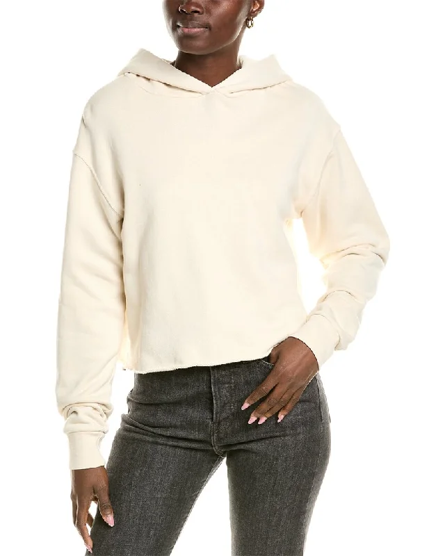 perfectwhitetee Beach Fleece Cut Off Hoodie