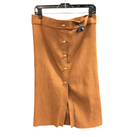 Skirt Maxi By Marc New York In Brown, Size: L