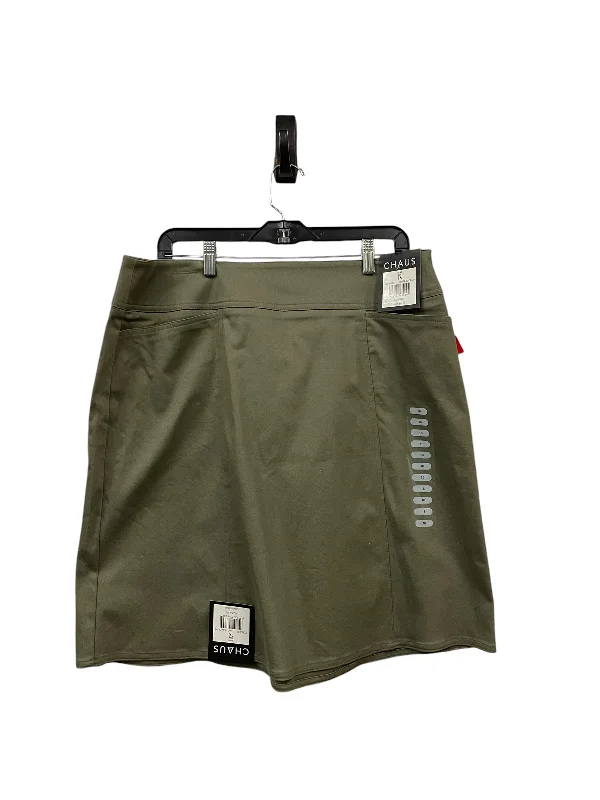 Skirt Mini & Short By Chaus In Green, Size: 16