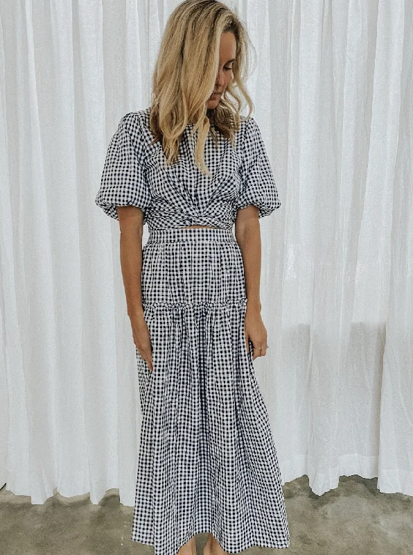 Navy Gingham